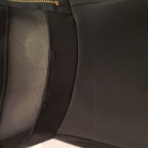 MYSTIC Black Mesh Panel Dress - Picture 7 of 7